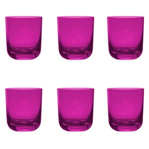 Jogo-6-copos-Krosno-Casual-300ml-pink