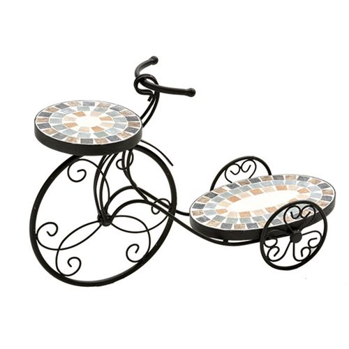 Floreira-de-ferro-estilo-mosaico-dupla-Btc-Bicicleta-58x19x39cm