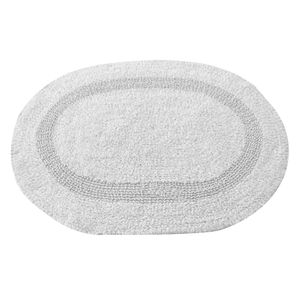 Tapete-oval-Domani-Solid-Plain-45x65cm-branco