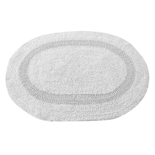 Tapete-oval-Domani-Solid-Plain-45x65cm-branco Tapete-oval-Domani-Solid-Plain-45x65cm-branco
