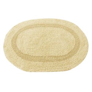 Tapete-oval-Domani-Solid-Plain-45x65cm-areia