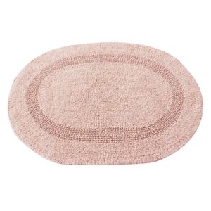 Tapete-oval-Domani-Solid-Plain-45x65cm-nude