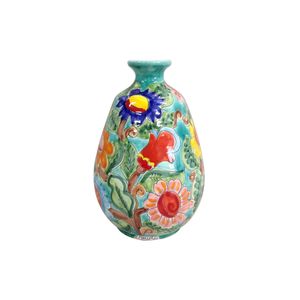 Vaso-oval-com-flores-em-ceramica-Carbo-Import-25x39cm-verde