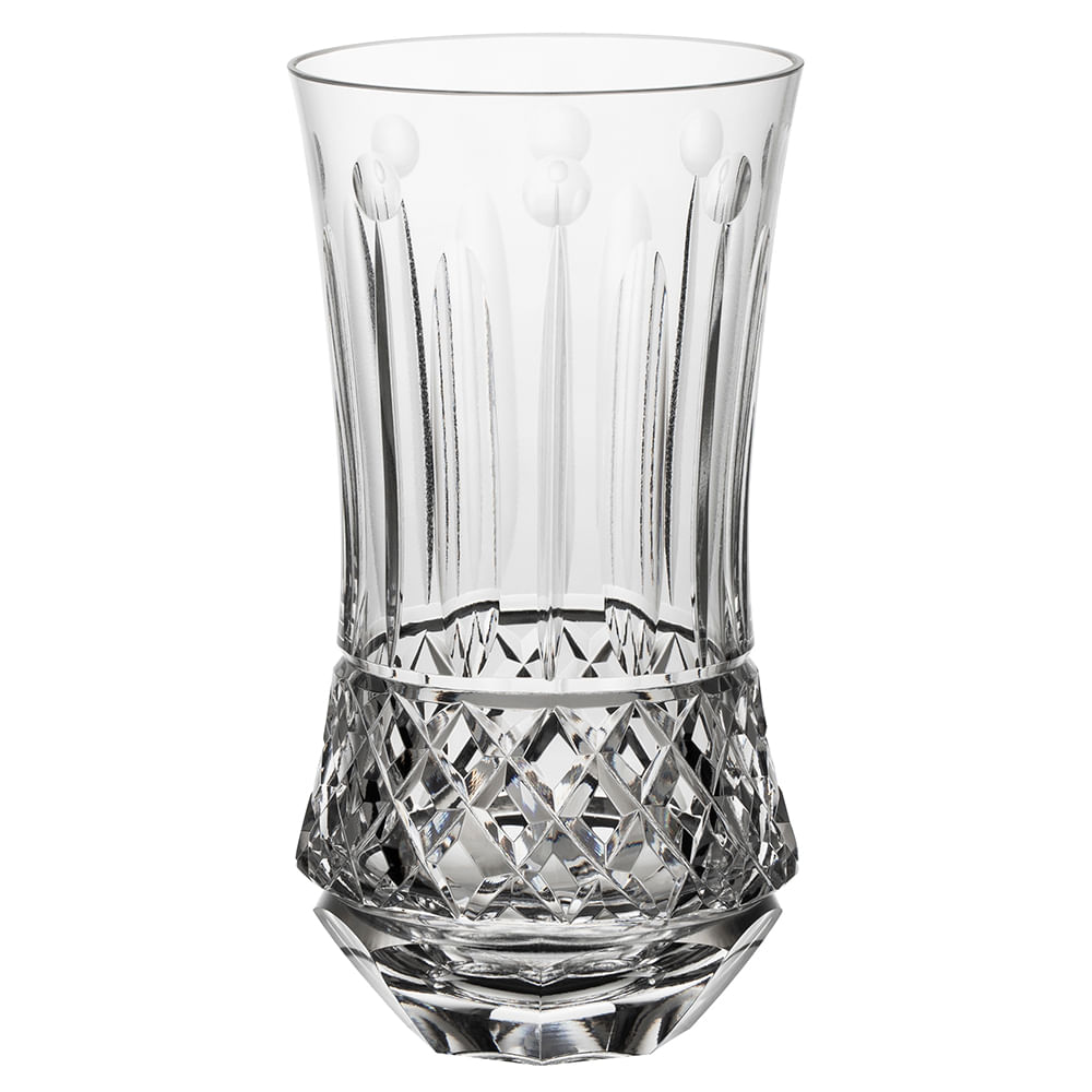 Conjunto de 6 copos curtos de cristal para uísque ou água