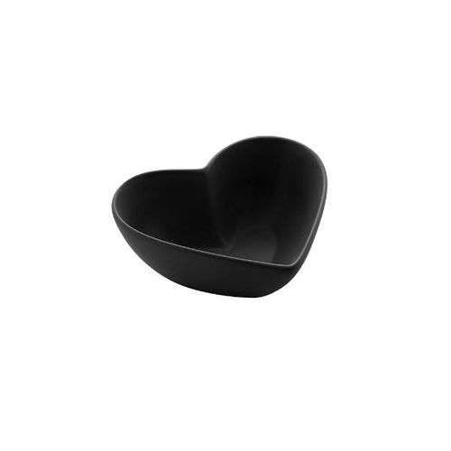 Petisqueira Cerâmica Lyor Heart 18cm Preto Petisqueira Cerâmica Lyor Heart 18cm Preto