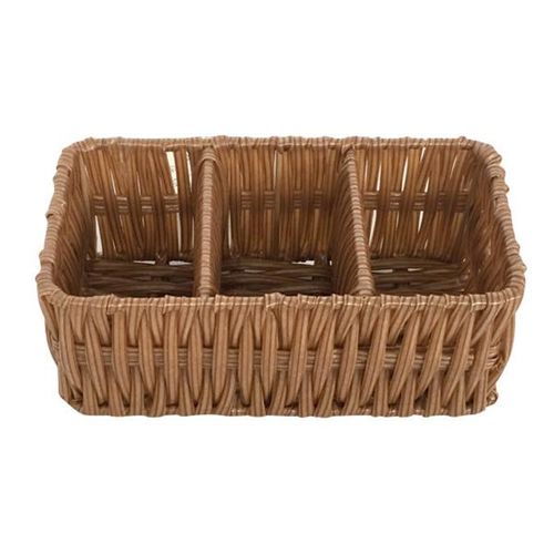 Porta-talher em fibra sintética Full Fit 15x17,5x6cm marrom Porta-talher em fibra sintética Full Fit 15x17,5x6cm marrom