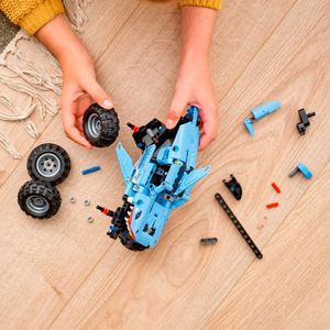 Caminhão De Brinquedo Construck Fricção - Arara Azul