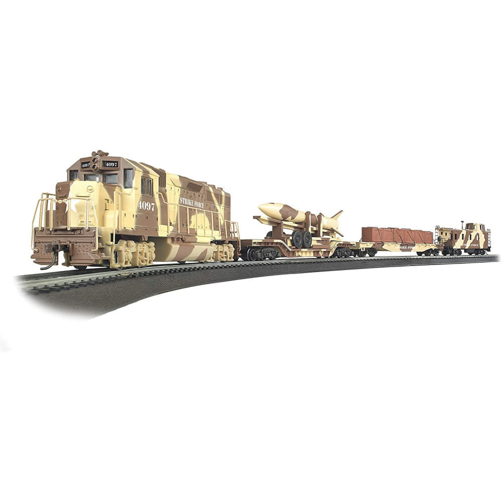 Locomotiva Trem Militar a Pilha