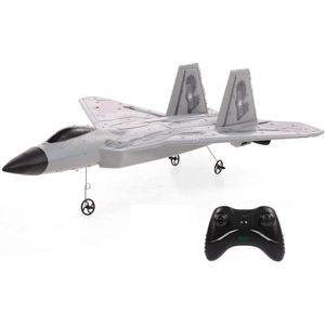 Avião caça F-22 de controle remoto 2.4 Ghz de 2 canais– Comprei de Boa