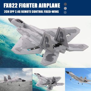 Avião caça F-22 de controle remoto 2.4 Ghz de 2 canais– Comprei de Boa