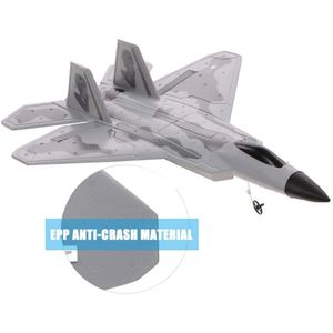 Avião caça F-22 de controle remoto 2.4 Ghz de 2 canais– Comprei de Boa