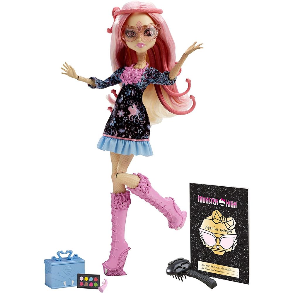 Monster High Boneca Górgona Viperina para Crianças a partir de 6 Anos -  Dular