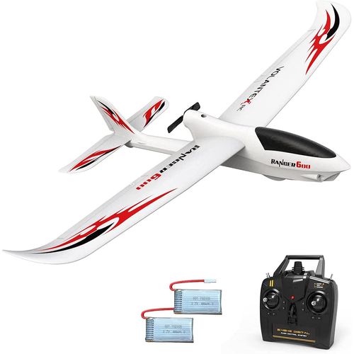 VOLANTEXRC Ranger600 Avião de Controle Remoto 2.4G Design 2CH, Branco,  Idade Recomendada 14+ - Dular