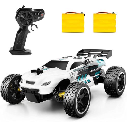 Carro de corrida RC, carro de controle remoto de alta velocidade de 2,4  GHz, carrinho de brinquedo branco - Dular