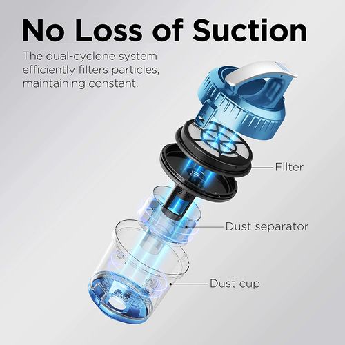 Aspirador Eureka WhirlWind Bagless Canister Cleaner NEN110A leve com