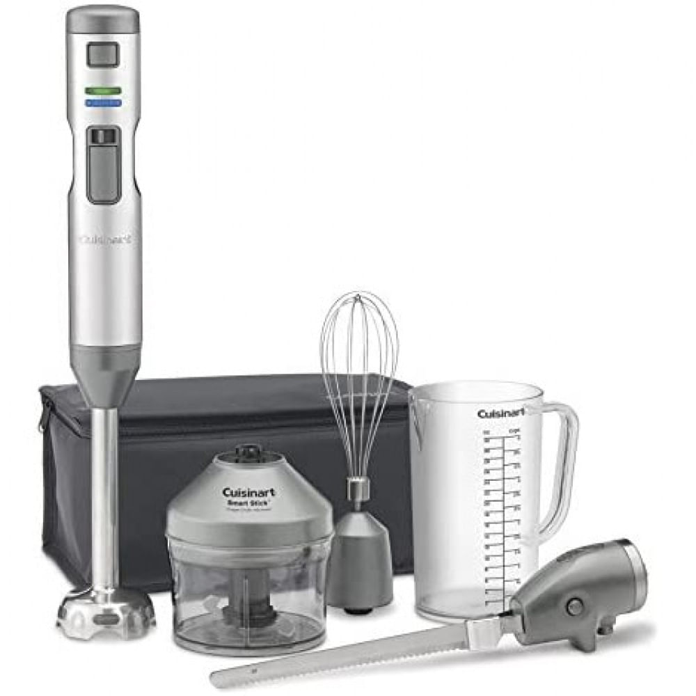 Cuisinart CSB300 Mixer Recarregavel Com Acessorios Aco Inoxidavel - Dular