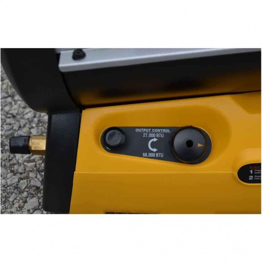 DeWALT DXH70CFAV Aquecedor a Gas Recarregavel 20V 68000 BTU de