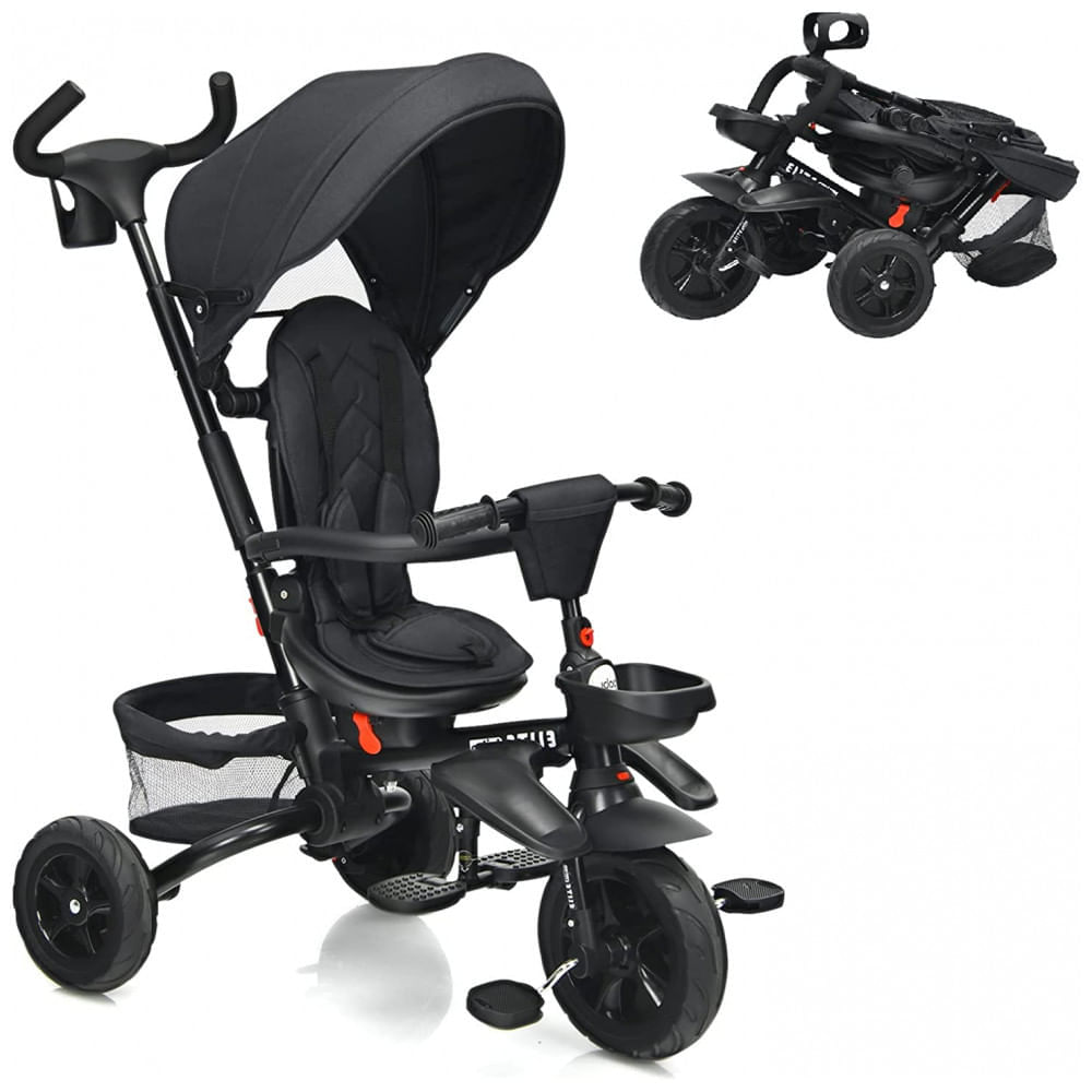 BABY JOY Triciclo Infantil para Passeio com Assento Ajustavel 7