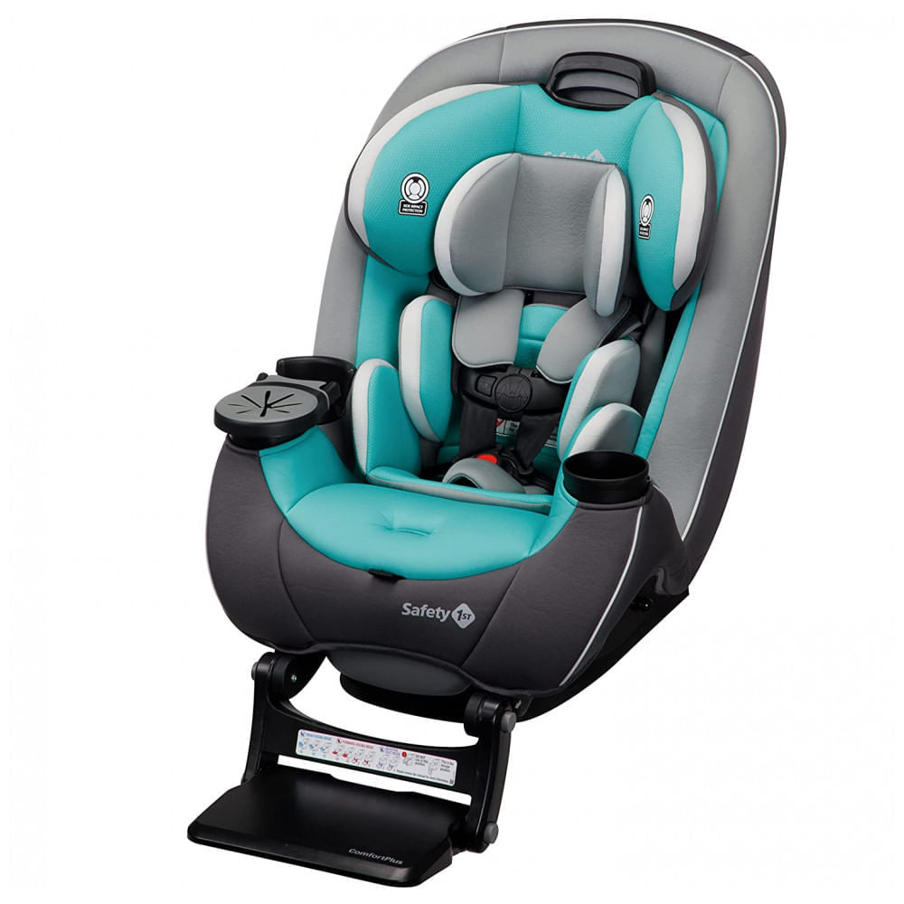 Safety 1st Cadeira de Bebe para Carro Conversivel com Apoio para os Pes  Azul Turquesa - Dular
