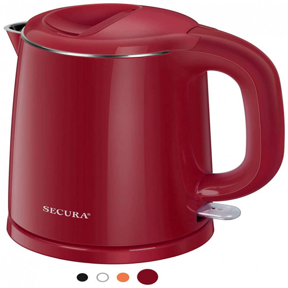 Secura SWK 1001DR Chaleira Elétrica 1L em Aço Inoxidável com