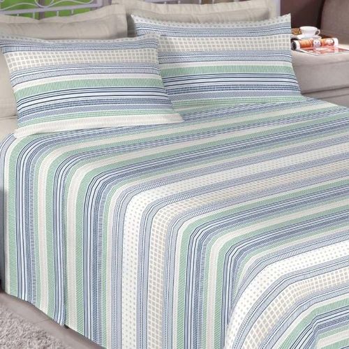 Jogo de cama duplo com elástico 7429-1 DMI solteiro estampado Jogo de cama duplo com elástico 7429-1 DMI solteiro estampado