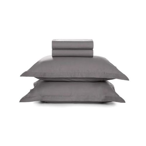 Jogo de lençol Karsten Liss 180 Fios casal Grafite