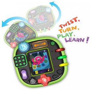 Vídeo Game Portátil com Jogos Educativos para Crianças de 4 a 8 Anos,  LEAPFROG, Verde - Dular