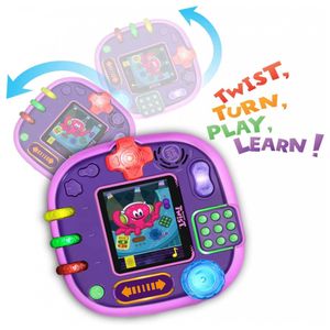 Video Game Portátil com Jogos Educativos para Crianças de 4 a 8 Anos,  LEAPFROG, Rosa - Dular