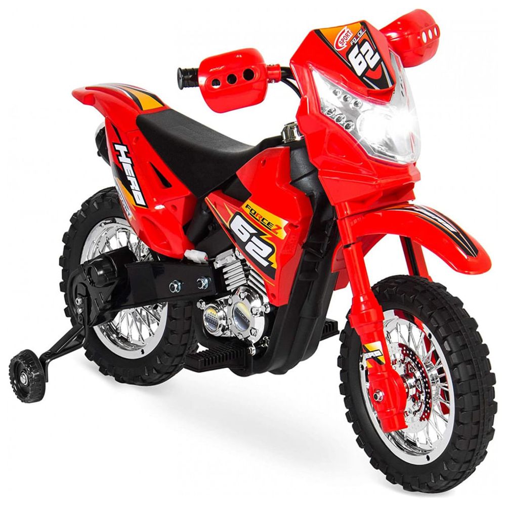 Mini Moto Eletrica Infantil 6V Vermelho