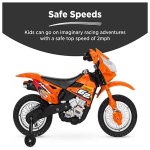 Moto Elétrica Infantil a Bateria 6V com Sons e Luzes, Idade Rec 3 a 6 Anos,  OLAKIDS, Rosa - Dular