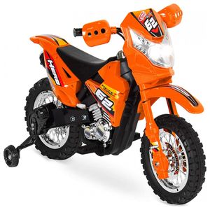 Moto Elétrica Infantil a Bateria 6V com Sons e Luzes, Idade Rec 2 a 4 anos,  Branca, AOSOM, Branco - Dular