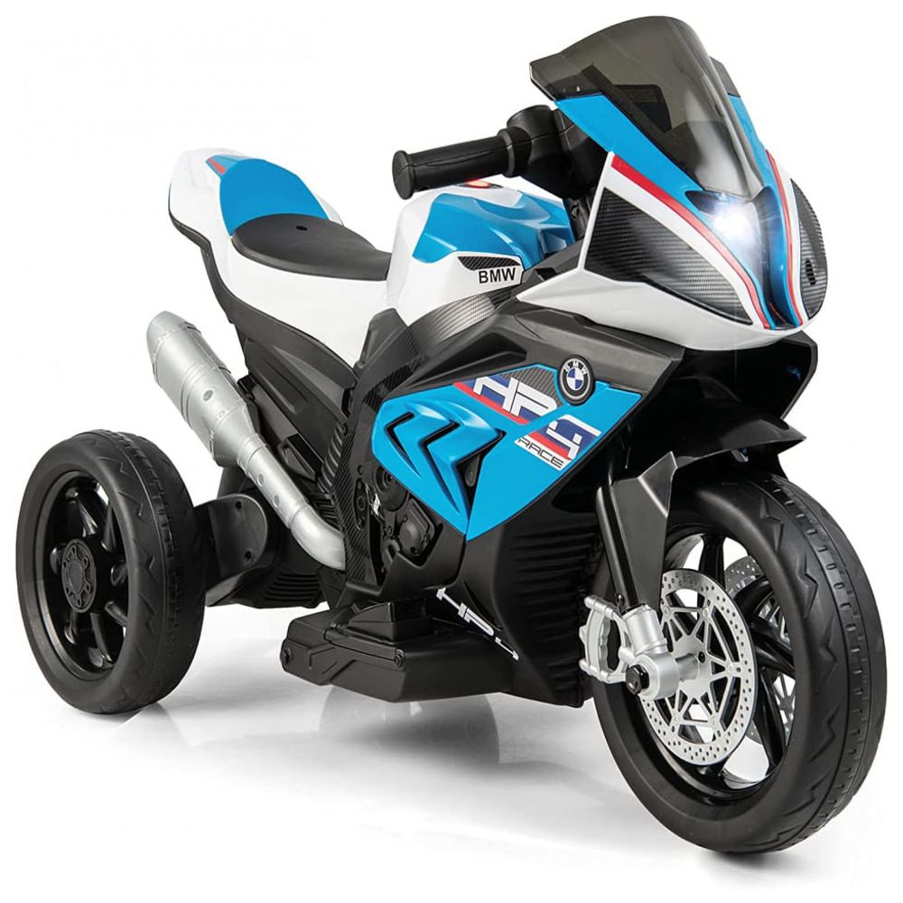 Moto Elétrica Infantil BMW Bateria 12V 3 Rodas com Luzes e Sons USB,  COSTZON, Azul - Dular