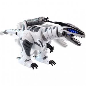Dinossauro Robô Interativo com Controle Remoto e Modo Luta para Crianças  Acima de 5 Anos, FISTONE, Branco