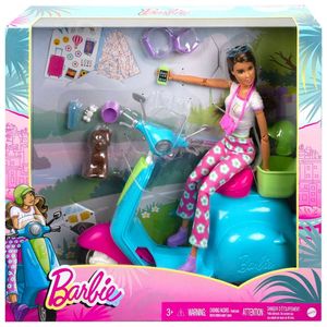 Boneca Barbie Fashionista com Roupas Retrô para Crianças de 3 Anos ou Mais  - Dular