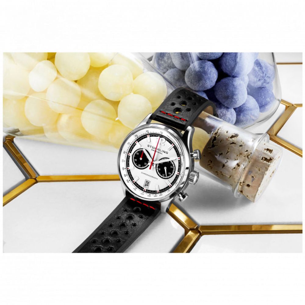 Stuhrling Original Reloj Con Movimiento Cuarzo Suizo Man Trofeo 45.0 Mm - Foto 5