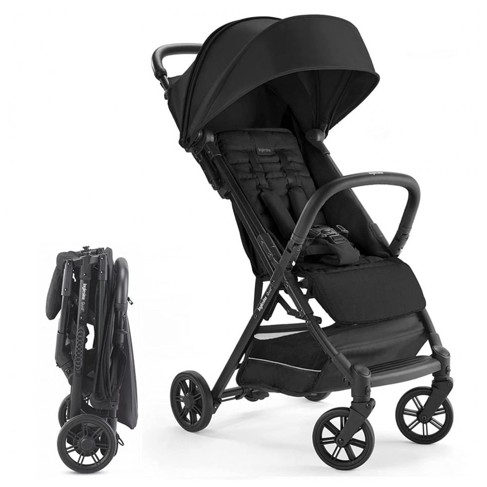 Carrinho de Bebê Inglesina Ultra Compacto Ideal para Viagens, Preto ...
