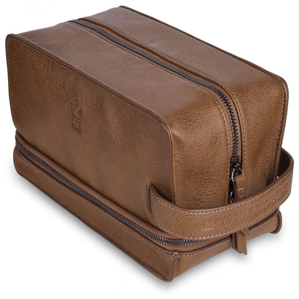 Necessaire Masculina em Couro Laroche - Marrom