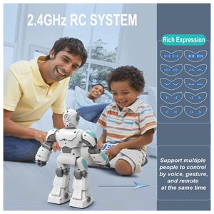 Robô Inteligente Aikmi com Controle Remoto para Crianças Acima de 6 Anos,  Branco - Dular