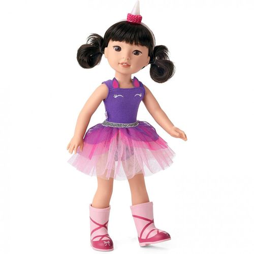 Paper Doll Imã Infantil Menina - Rosa