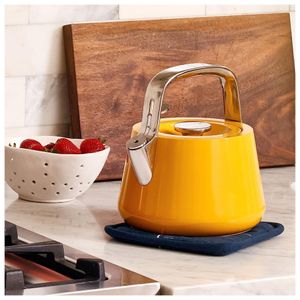 Caraway Whistling Tea Kettle: Black 8.5in