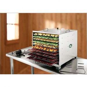 Máquina desidratadora de alimentos OSTBA, 9 bandejas de aço inoxidável,  desidratadores para alimentos e carne seca, er - Dular