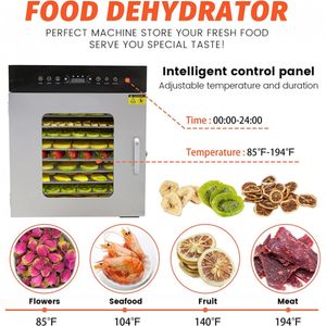 Desidratador de alimentos - 1500 W - 16 prateleiras