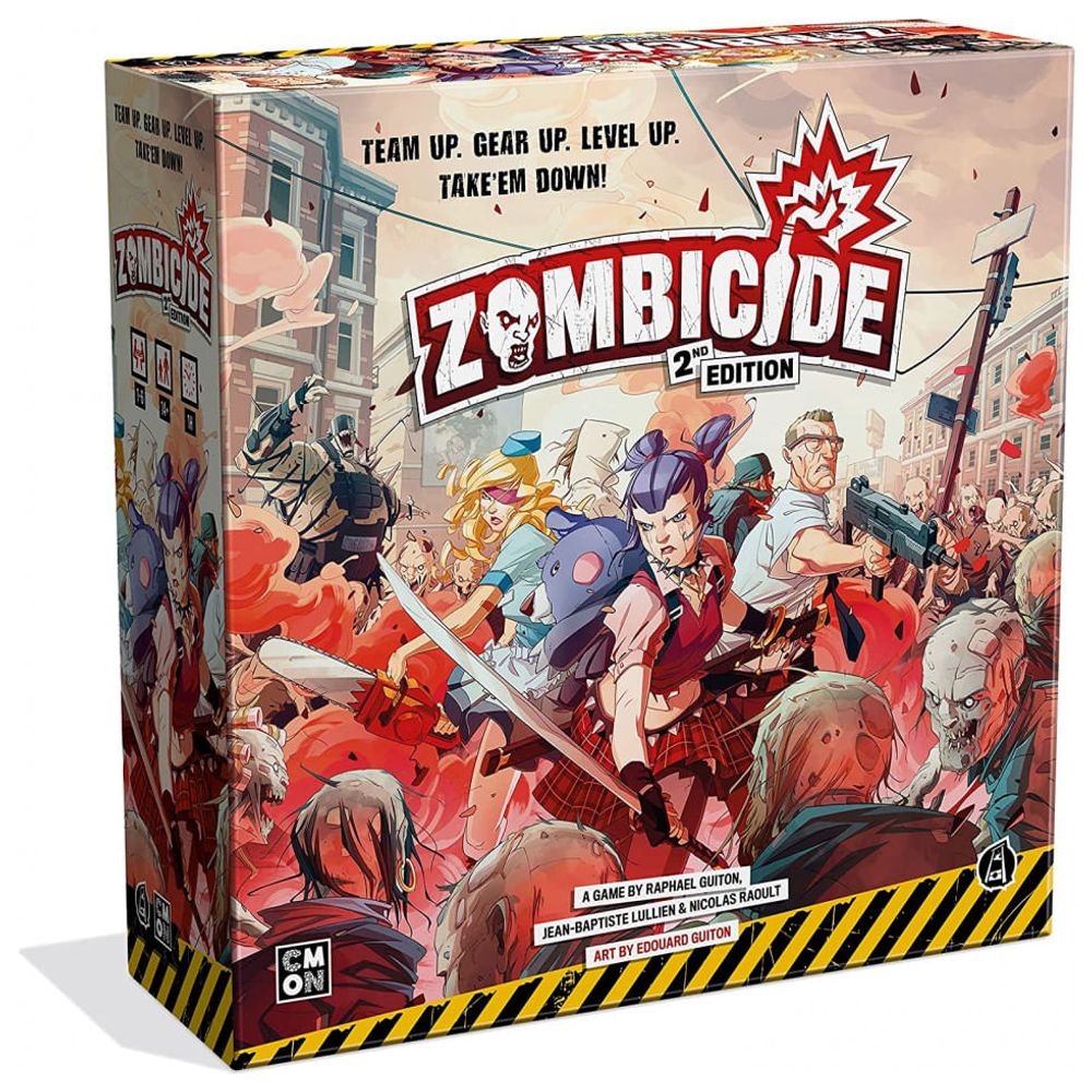 Jogo de Estratégia Zombicide 2 Ediçã 1 a 6 Jogadores, Para Maiores