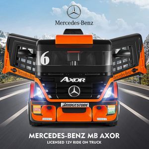 Mini Caminhão Elétrico Infantil 12V Mercedes Benz Actros com