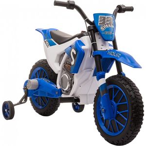 Moto Elétrica Infantil a Bateria 6V com Sons e Luzes, Idade Rec 2 a 4 anos,  Branca, AOSOM, Branco - Dular