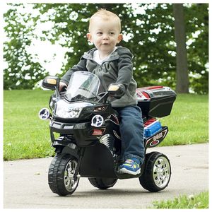 Moto Elétrica Infantil a Bateria 6V com Sons e Luzes, Idade Rec 3 a 6 Anos,  OLAKIDS, Rosa - Dular