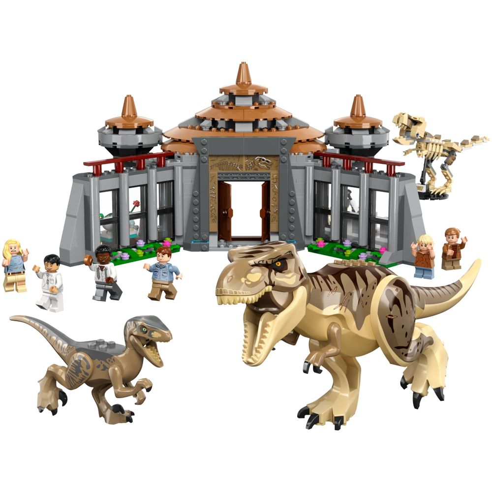 LEGO Jurassic World - O TIRANOSSAURO REX BEBÊ É O MAIS FORTE DOS  DINOSSAUROS 