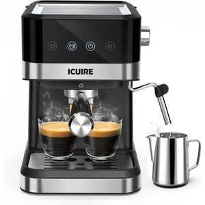  ICUIRE Máquina de café expreso de 20 bares, máquina de