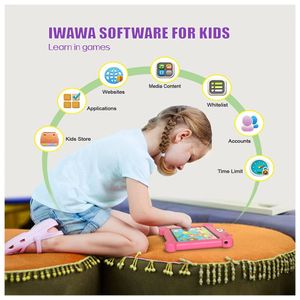 Tablet Infantil 10 Educativo com Controle de Pais, WiFi e Câmera Dupla, 3  GB 64GB, BaKEN, Verde - Dular
