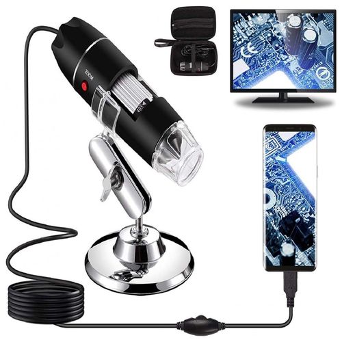  Bysameyee USB Digital Microscope 40X to 1000X, 8 LED